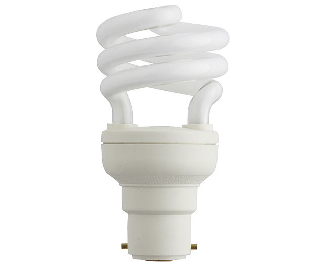 daylight Energy Saving Bulbs - Spiral 12W - Standard Screw
