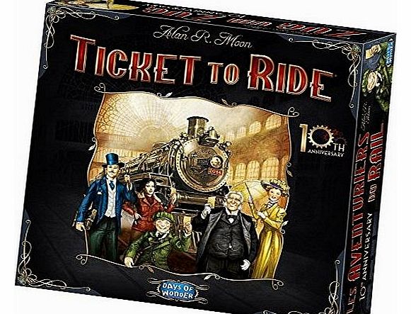 Days of Wonder Ticket To Ride 10th Anniversary Edition Board Game