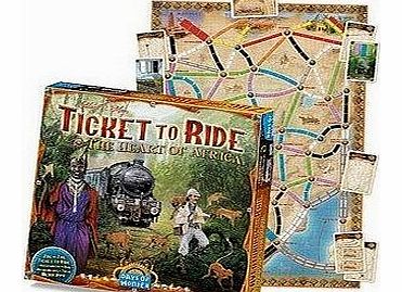Ticket to Ride Map Collection Board Game: The Heart of Africa, Volume #3 by Days of Wonder [Toy]