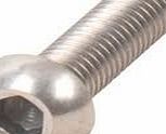 DBA Hardware 6mm Button Head Bolts / Screws (10 Pack) M6 x 16mm A2 Grade Stainless Steel Socket Allen Key Dome Head Bolt. Free UK Delivery