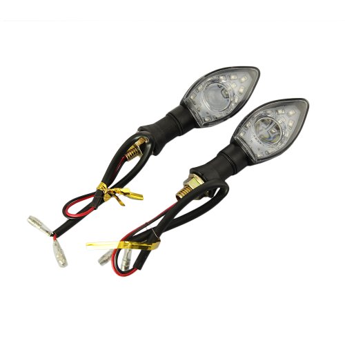 4 * Motorcycle Motorbike Amber 13 LED Turn Signal Light Bulb Indicator 12V with Projector Lens