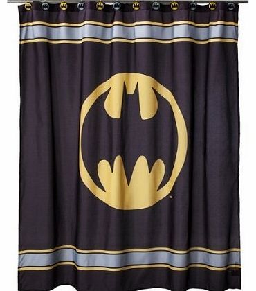 DC / Warner Brothers DC Comics ~ Batman Fabric Shower Curtain 70`` X 72``