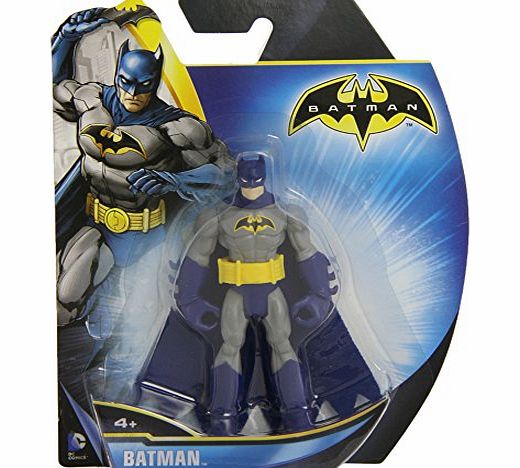 DC Batman 4`` Action Figure Batman Yellow Utility Belt