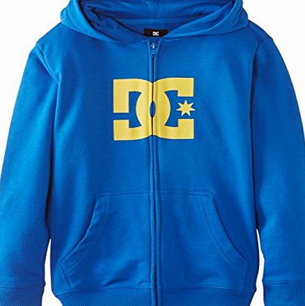 DC Clothing Boys Star Zh Hooded Sweatshirt, Blue (Snorkel Blue), 10 Years (Manufacturer Size:Small)
