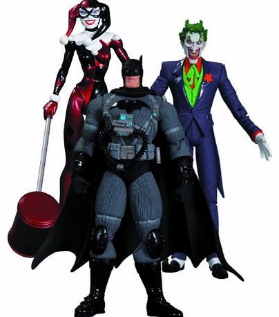 DC Collectibles Hush Joker Harley Stealth Batman Action Figure 3 Pack