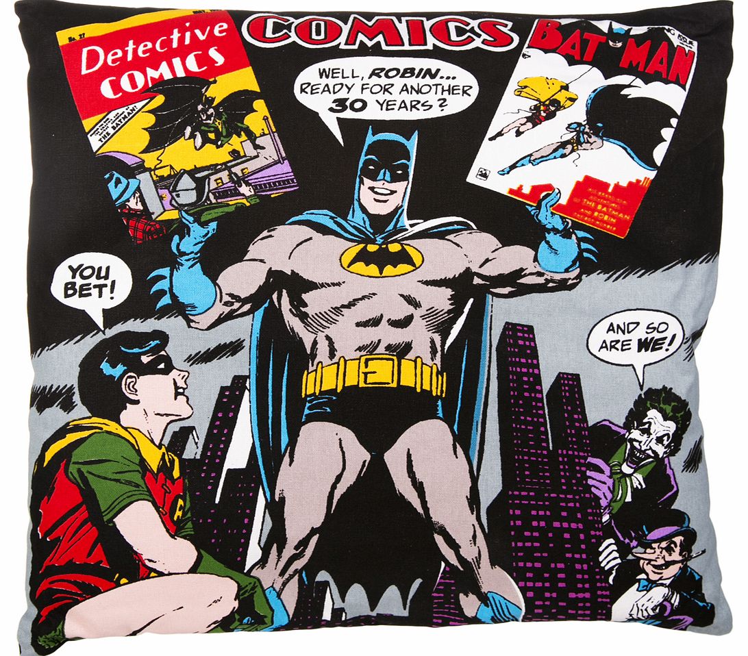 Comics Batman Comic Strip Filled Cushion 40 x