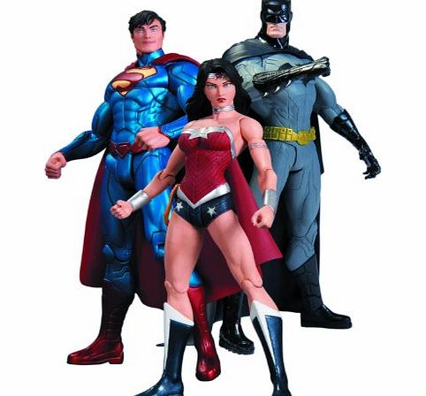 DC Collectibles DC Comics The New 52 Trinity War Action Figure 3 Set - Wonder Woman, Batman amp; Superman