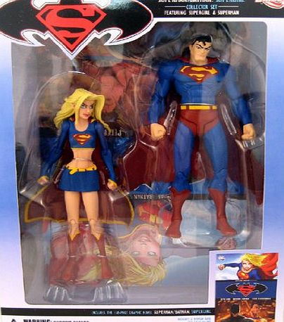 DC Comics DC Direct Superman/Batman/Supergirl Action Figure Collector Set