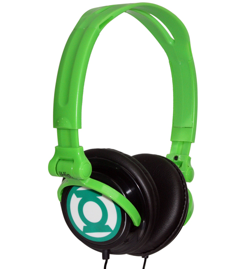 DC Comics Green Lantern Logo Folding Headphones