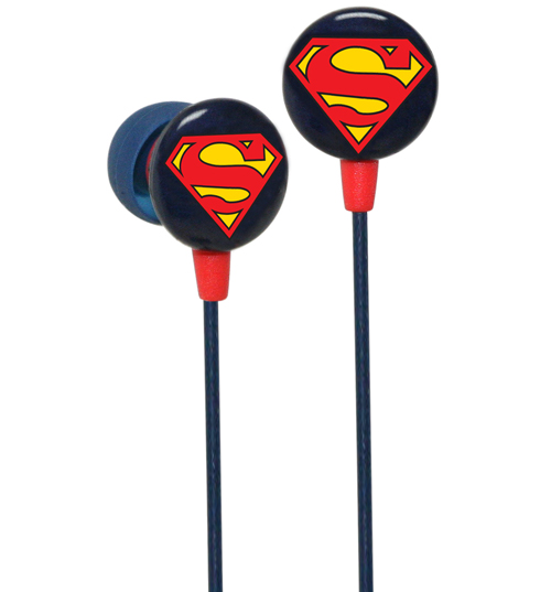 Comics Superman Logo Earphones
