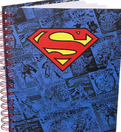 DC Comics Superman Logo Spiral Bound A5 Notebook