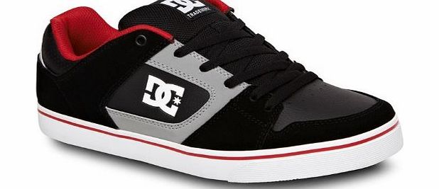 DC Mens Blitz Mens Skate Shoes Black/Grey/Red 8