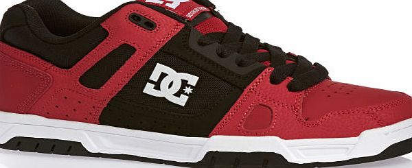 DC Mens DC Stag Trainers - Red/black/white