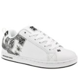 Dcshoe Co Dc Shoes Court Graffik Se - 5 Uk - White and Black - Leather