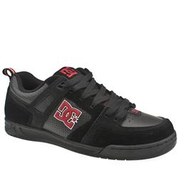 Dcshoe Co Male Center Leather Upper Dc Shoes in Black and Red, Multi, White and Grey