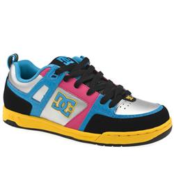 Male Center Leather Upper Dc Shoes in Multi