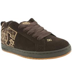 Dcshoe Co Male Court Graffik Nubuck Upper Dc Shoes in Brown