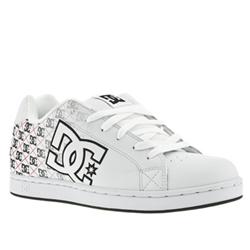 Male Dc Shoes Character Leather Upper in White and Black