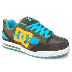 Dcshoe Co Male General Leather Upper Dc Shoes in Black and Blue