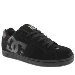 Male Net Sn Manmade Upper Dc Shoes in Black