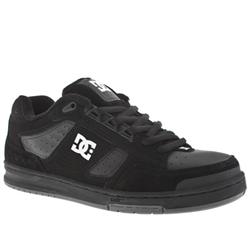 Male Pinnacle Suede Upper Dc Shoes in Black, White and Green
