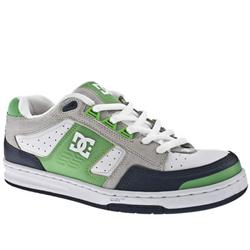 Dcshoe Co Male Pinnacle Suede Upper Dc Shoes in White and Green