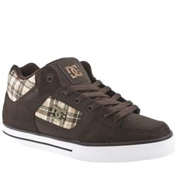 Dcshoe Co Male Radar Se Nubuck Upper Dc Shoes in Brown and Stone