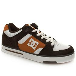 Dcshoe Co Male Trivis Leather Upper Dc Shoes in White and Brown