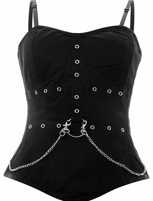 Dead Threads Chained Corset Top BC9544