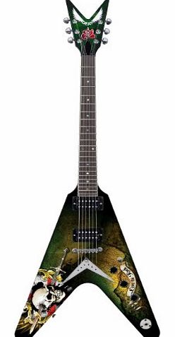 Dean V79 SAXON Electric Guitar Finish - Custom Saxon Graphics
