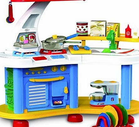 deAO (CK-1-R) deAO Large Size Kitchen Set for Kids Role Play Game - (RED)