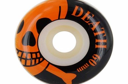 Death Skull 60mm Wheels - Black/Orange