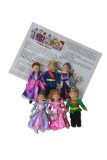 Deb Darling Designs Sleeping Beauty Traditional Finger Puppet Story Set
