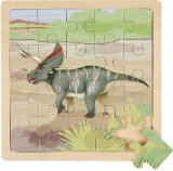 Wild Republic - 20 piece wooden triceratops dinosaur puzzle - age 3 years