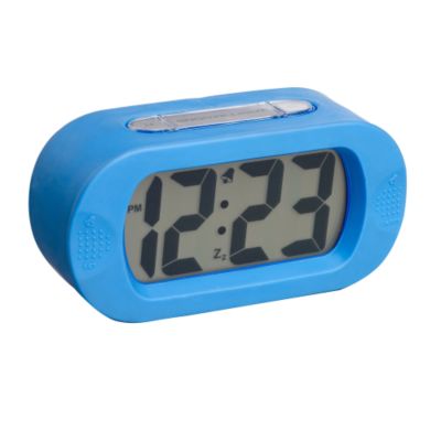 Blue vetro alarm clock