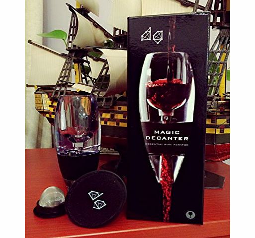 DecentGadget with ``DG`` LOGO Red/White Wine Aerator Magic Decanter BEST CHRISTMAS GIFT