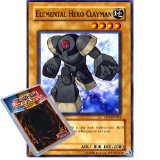 Deckboosters Yu Gi Oh : DP1-EN003 Unlimited Edition Elemental Hero Clayman Common Card - ( Jaden Yuki YuGiOh Single Card )