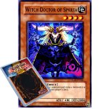 Deckboosters Yu-Gi-Oh : GLAS-EN026 1st Ed Witch Doctor of Sparta Common Card - ( Gladiators Assault YuGiOh Single Card )