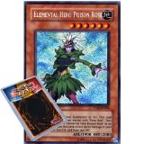 Deckboosters Yu-Gi-Oh : PP02-EN006 Elemental Hero Poison Rose Super Rare Card - ( Premium Pack 2 YuGiOh Single Ca