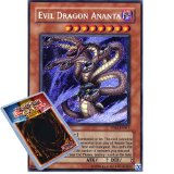 Yu-Gi-Oh : PP02-EN017 Evil Dragon Ananta Secret Rare Card - ( Premium Pack 2 YuGiOh Single Card )