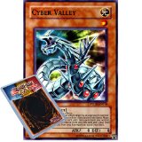 Yu-Gi-Oh : PTDN-EN010 1st Ed Cyber Valley Super Rare Card - ( Phantom Darkness YuGiOh Single Card )