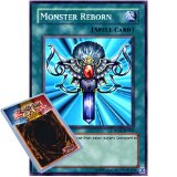 Yu-Gi-Oh : RP01-EN016 Unlimited Ed Monster Reborn Super Rare Card - ( Retro Pack 1 YuGiOh Single Card )