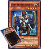 Deckboosters Yu-Gi-Oh : TDGS-EN011 Unlimited Ed Twin Shield Defender Common Card - ( The Duelist Genesis YuGiOh Single Card )