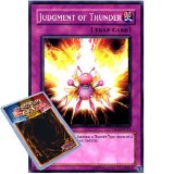 Yu-Gi-Oh : TDGS-EN077 Unlimited Ed Judgment of Thunder Common Card - ( The Duelist Genesis YuGiOh Single Card )