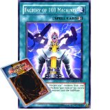 YuGiOh : CSOC-EN049 Unlimited Ed Factory of 100 Machines Common Card - ( Crossroads of Chaos Yu-Gi-Oh! Single Card )