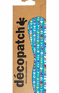 Decopatch Paper, Pack of 3, Blue Hearts