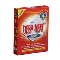 Deep Heat Patches (4 pack)