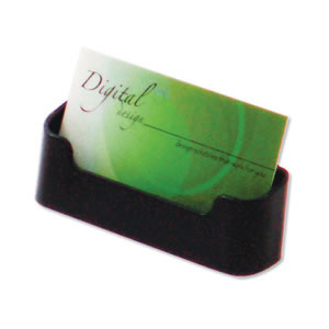 Deflecto Premium Business Card Holder Desktop 1