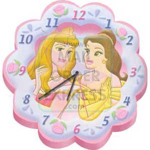 Dekker Disney Princess Plaster and Paint Clock