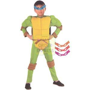 Ninja Turtles Muscle Costume 8-10 Years